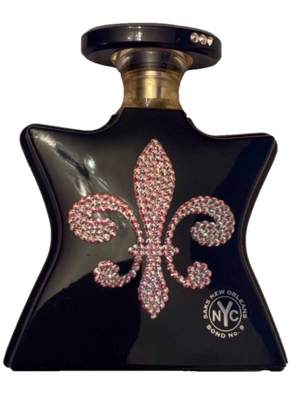 Bond No. 9 New Orleans Black & Pink Fleur-de-Lis Perfume Full Bottle Never Used